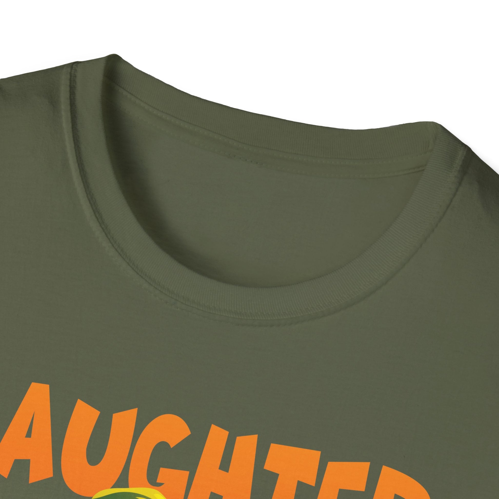 Daughter Halloween Costume Funny Pumpkin Family Halloween Tee Unisex Softstyle T-Shirt