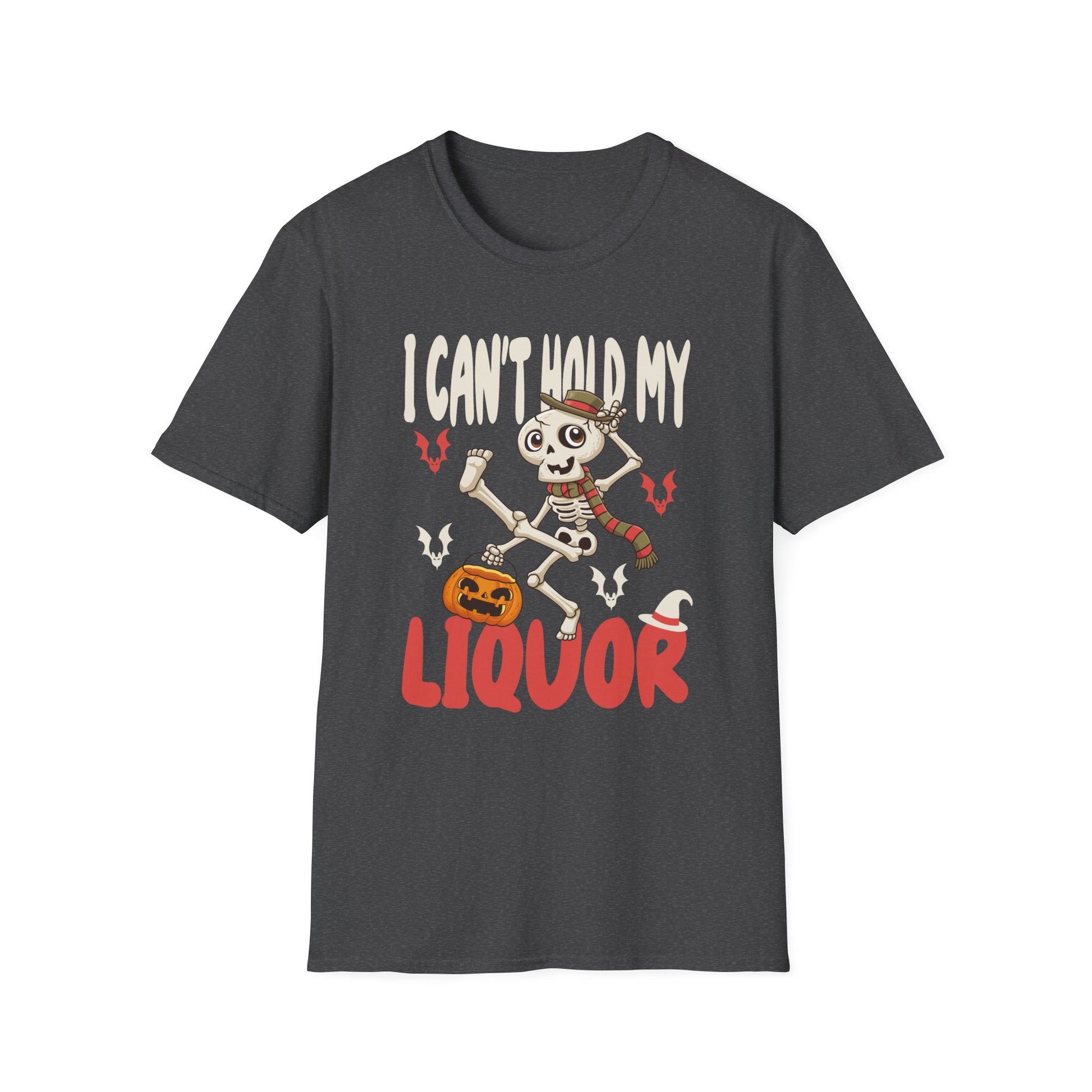 Halloween Skeleton "I Can't Hold My Liquor" T-Shirt