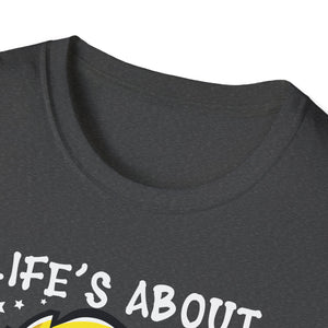 Life's About Goals Soccer Player Boys Kids Youth Unisex T-Shirt