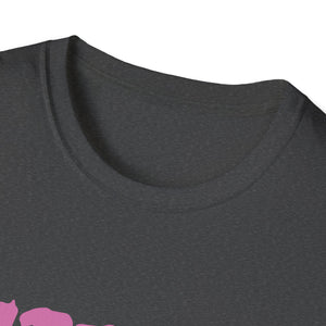 Bite Me Vampire Tee — Pink Fanged Lips Halloween T-Shirt