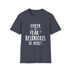 Belsnickel Christmas Cheer or Fear Belsnickel Is Here Xmas Unisex T-Shirt