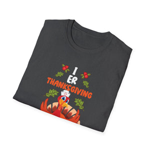 ER Thanksgiving Crew _ Emergency Room Nurse Thanksgiving Premium  Unisex T-Shirt