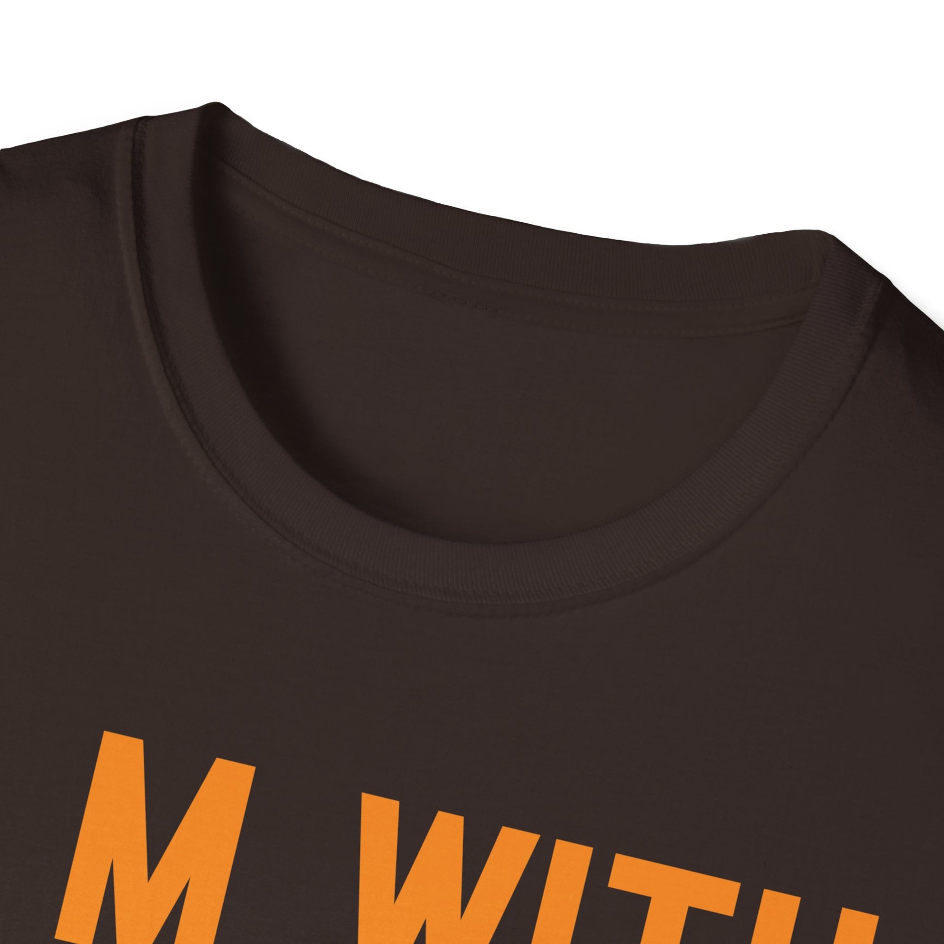 I'm With The Witch T-Shirt — Funny Halloween Couple Arrow Tee