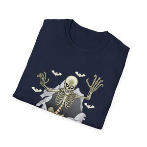Never Better Skeleton T-Shirt — Funny Halloween Skull Tee