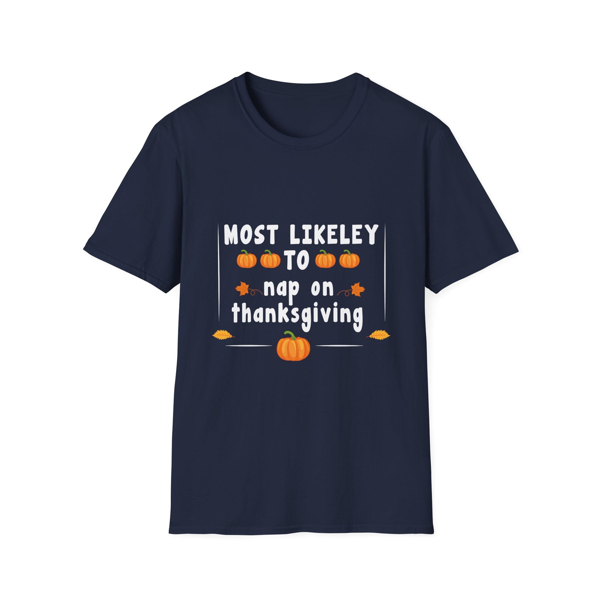 Thanksgiving Nap T-Shirt | Unisex Softstyle Tee