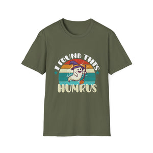 I Found This Humrus T-Shirt — Cute Hummus Ghost Retro Vegan Food Tee