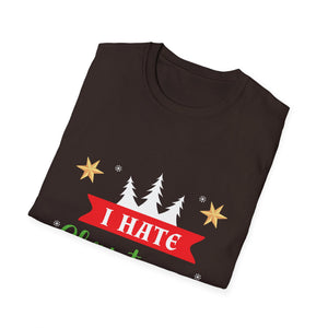 I Hate Christmas T-Shirt — Funny Anti-Christmas Holiday Tee