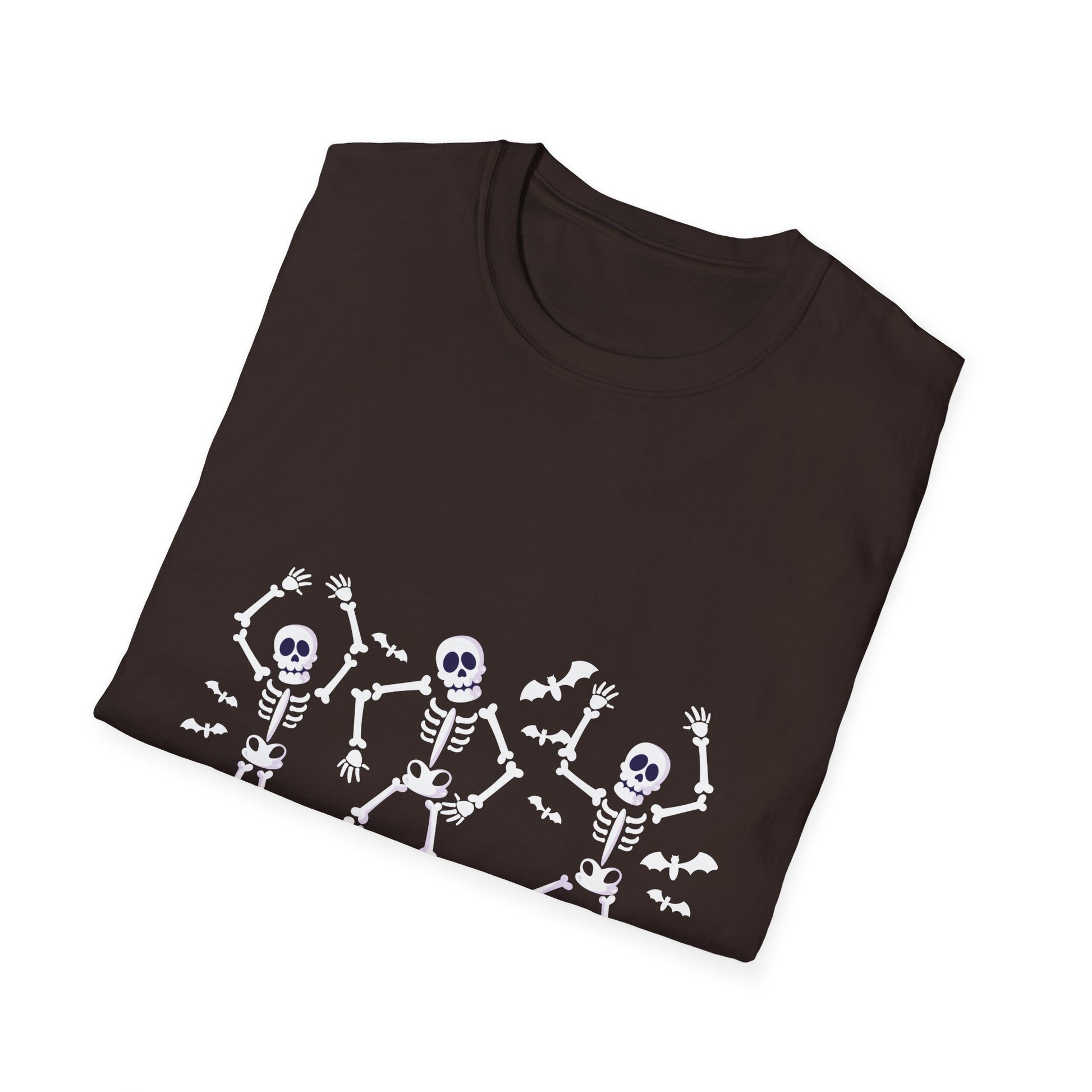Dancing Skeletons T-Shirt — Cute Halloween Skeleton Dance Tee