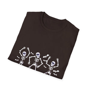 Dancing Skeletons T-Shirt — Cute Halloween Skeleton Dance Tee