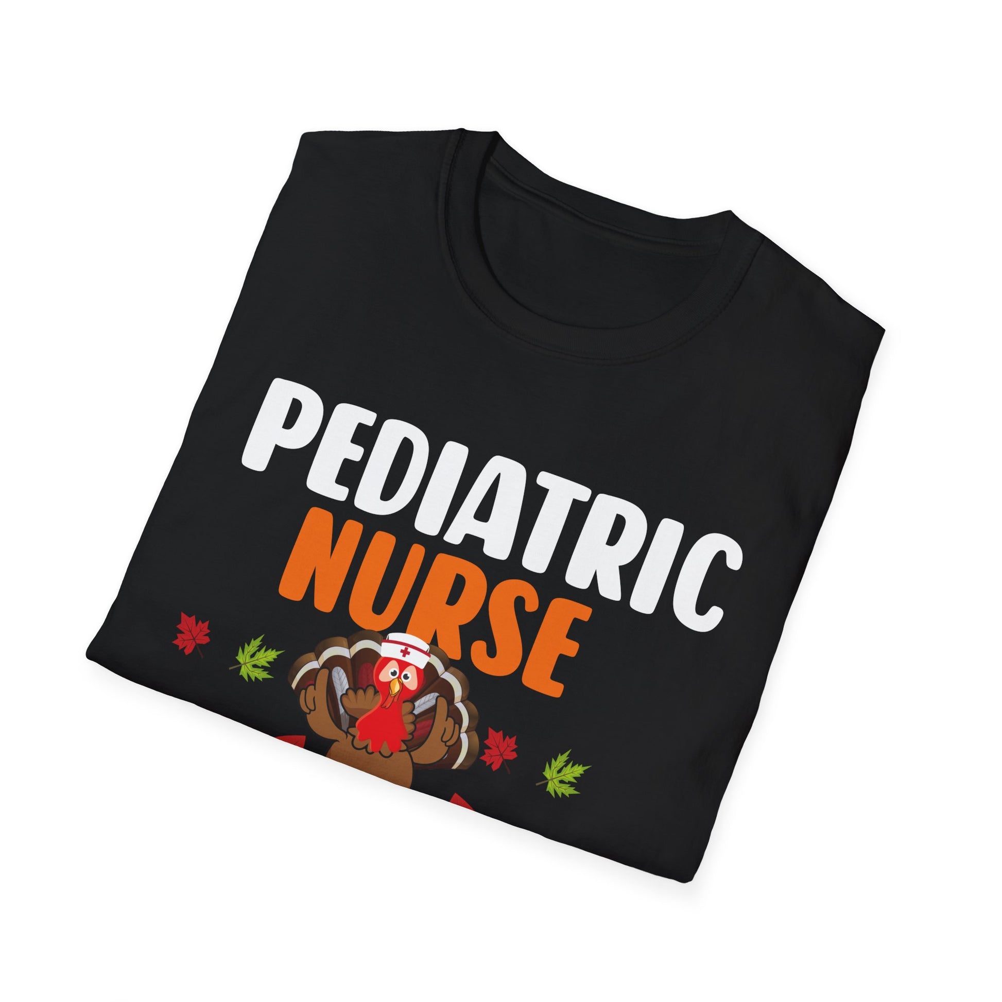 Pediatric Nurse Thanksgiving T‑Shirt — "Gobble Squad" Turkey Crew Shirt  Unisex T-Shirt