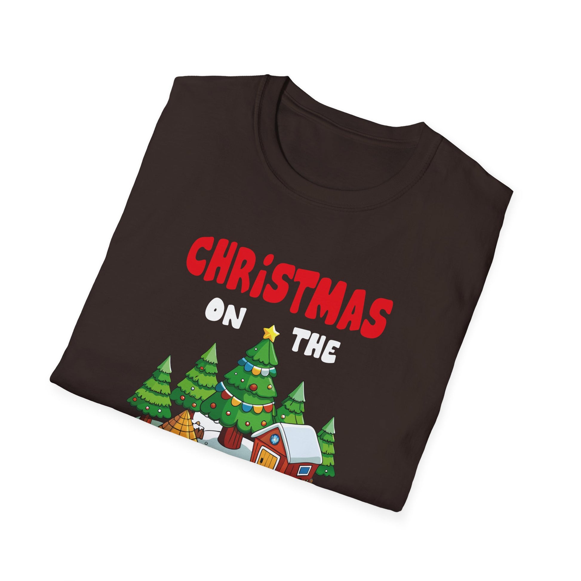 CHRISTMAS ON THE FARM Country Farmhouse Christmas Unisex T-Shirt