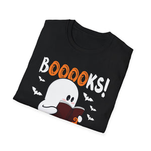Halloween Ghost Booklover T-Shirt — 