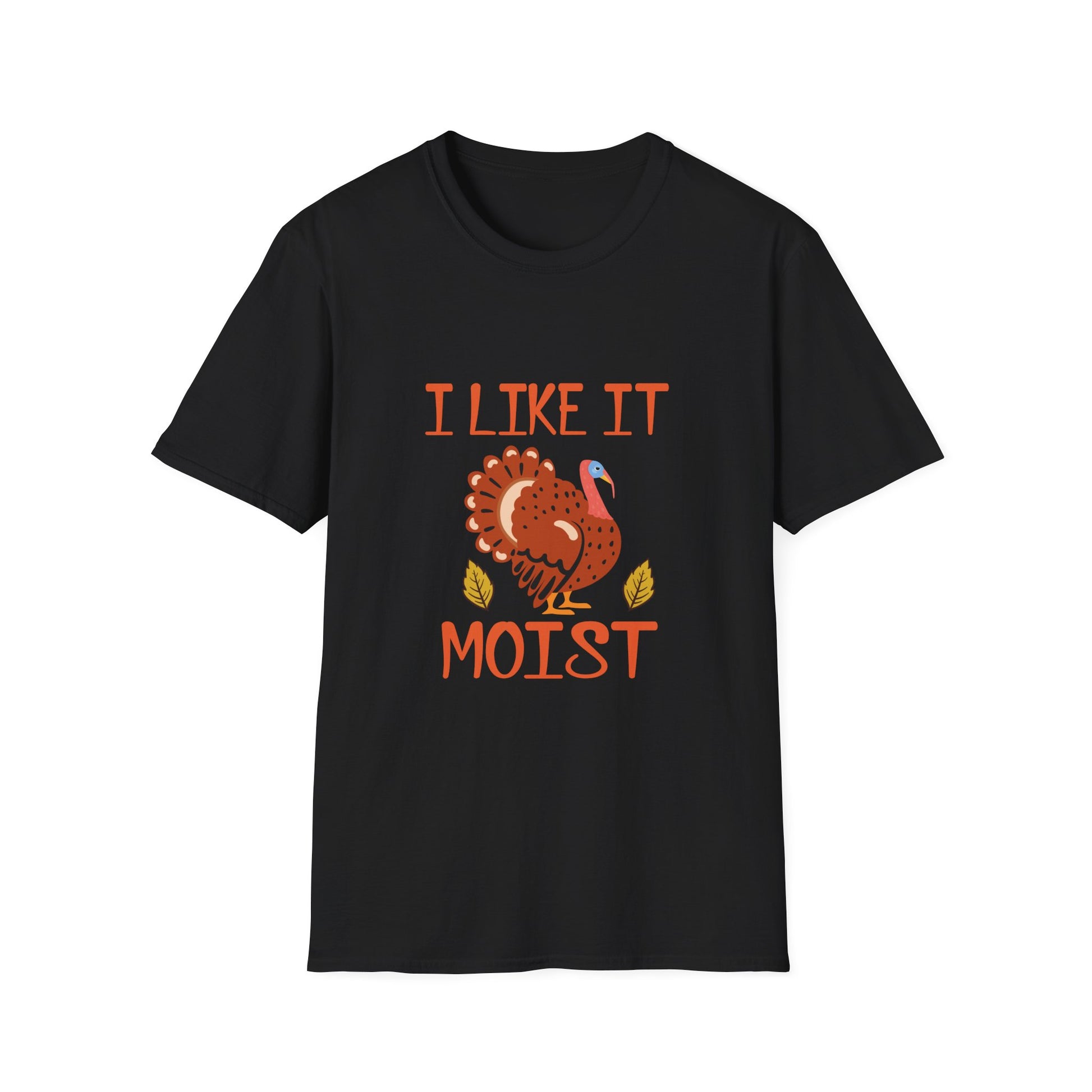 I Like It Moist Funny Thanksgiving Quote Thanksgiving T-Shirt-productor-mockup