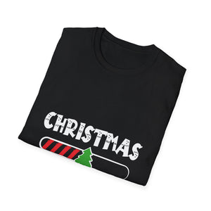 Christmas Is Loading T-Shirt – Holiday Progress Bar Funny Xmas Tee