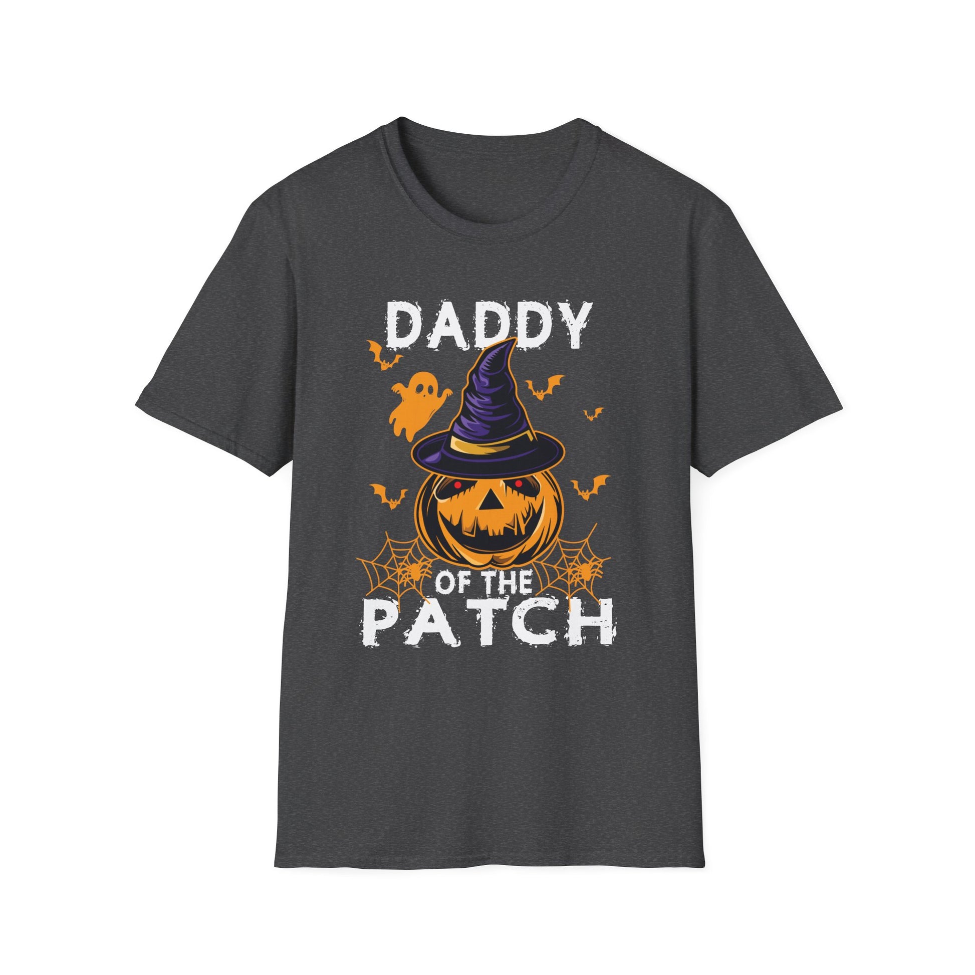 Daddy Halloween Costume Funny Pumpkin Family Halloween Tee Unisex Softstyle T-Shirt