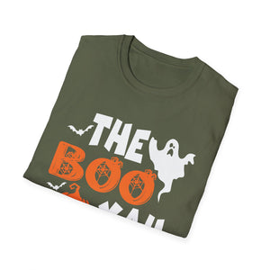 The Boo Yah Crew Halloween T-Shirt — Funny Ghost & Jack-O'-Lantern Party Tee