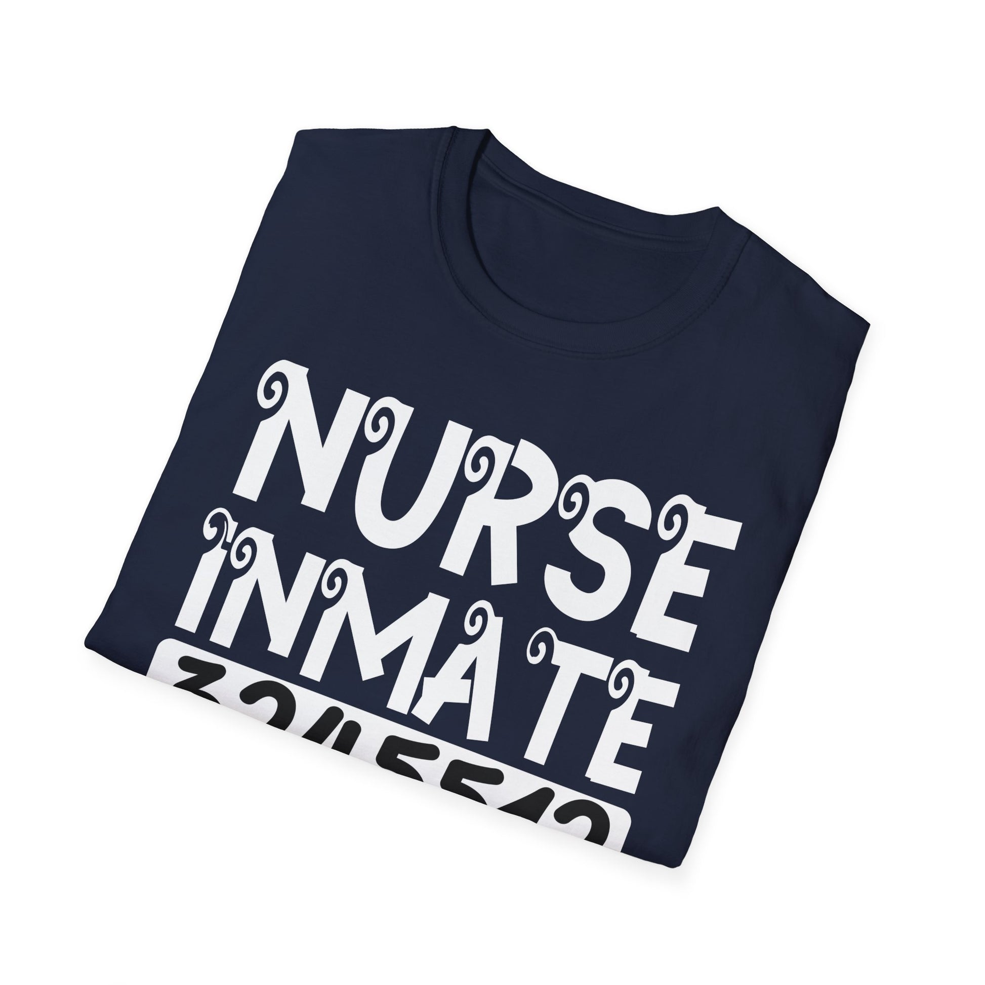Nurse Inmate Graphic T-Shirt — Funny Prisoner ID Nursing Tee