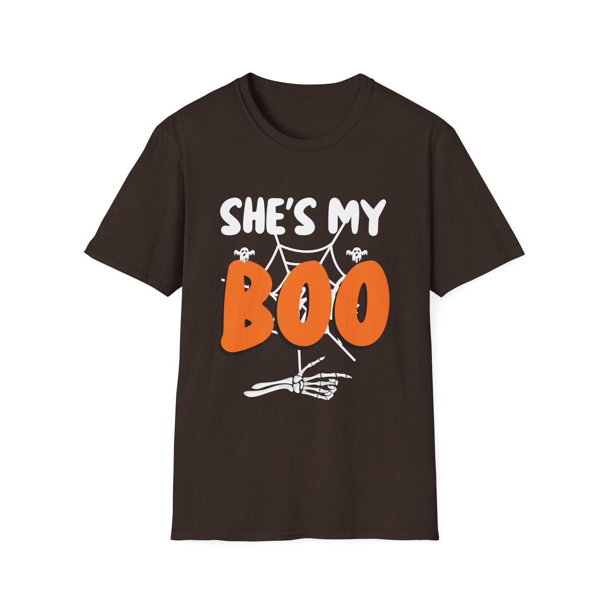 She’s My Boo Halloween T-Shirt — Cute Couples Costume Tee