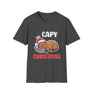Capybara Christmas Unisex T-Shirt