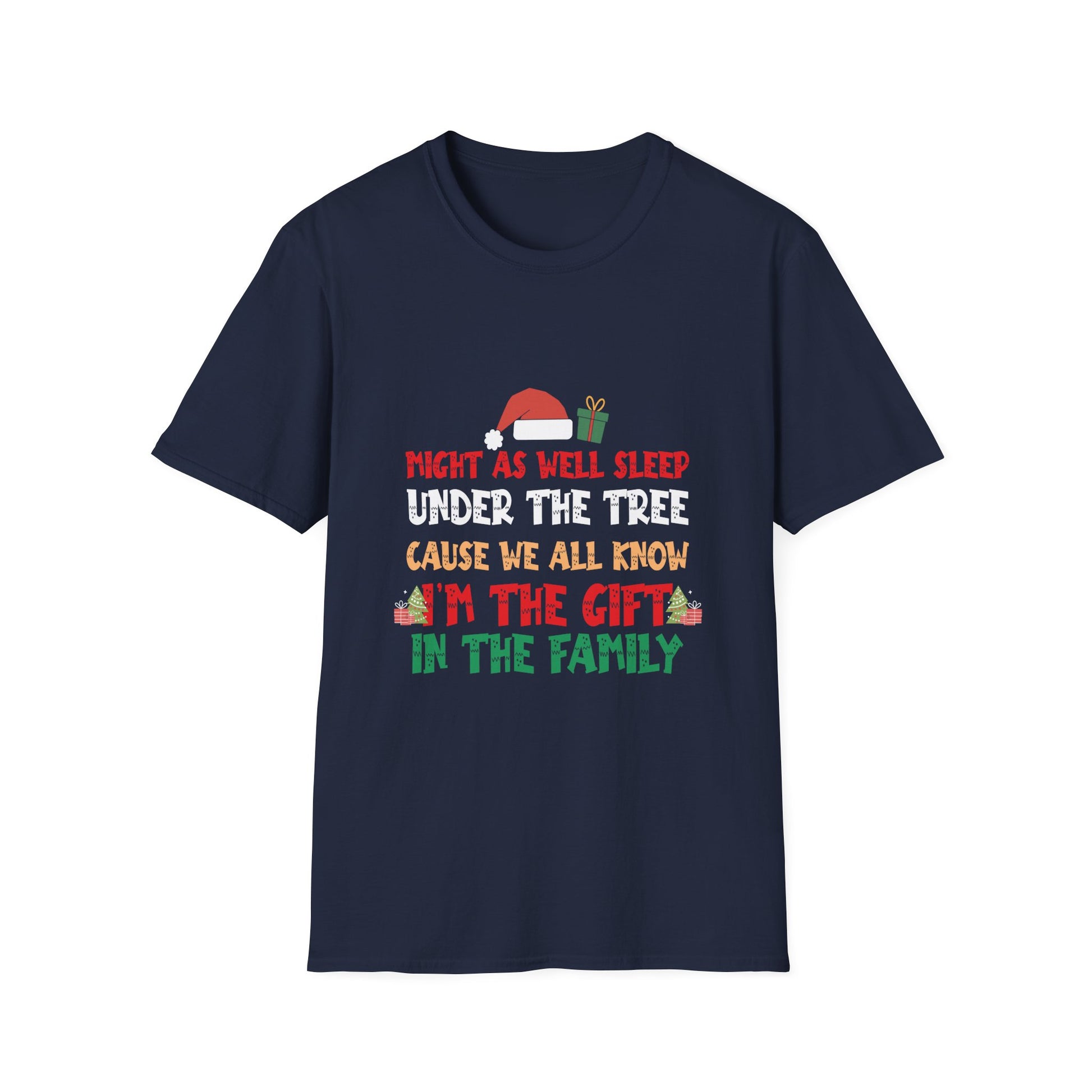 Funny Christmas Kids Girls Boys Christmas Pajamas Christmas Unisex Softstyle T-Shirt