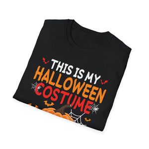 This Is My Halloween Costume T-Shirt — Pumpkin Jack-O'-Lantern Tee for Halloween Party & Trick-or-Treat