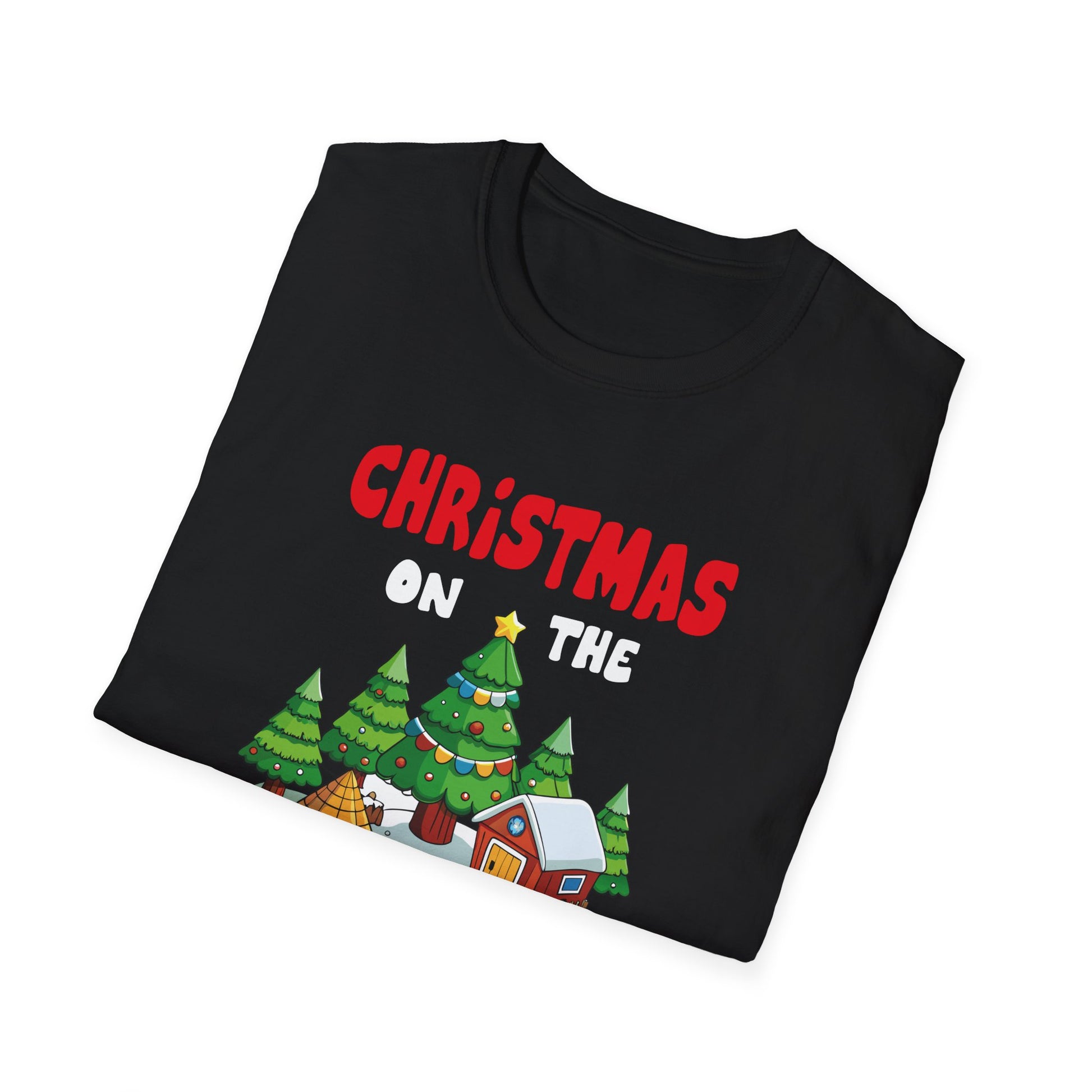 CHRISTMAS ON THE FARM Country Farmhouse Christmas Unisex T-Shirt