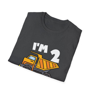 2nd Birthday Dump Truck T-Shirt — 