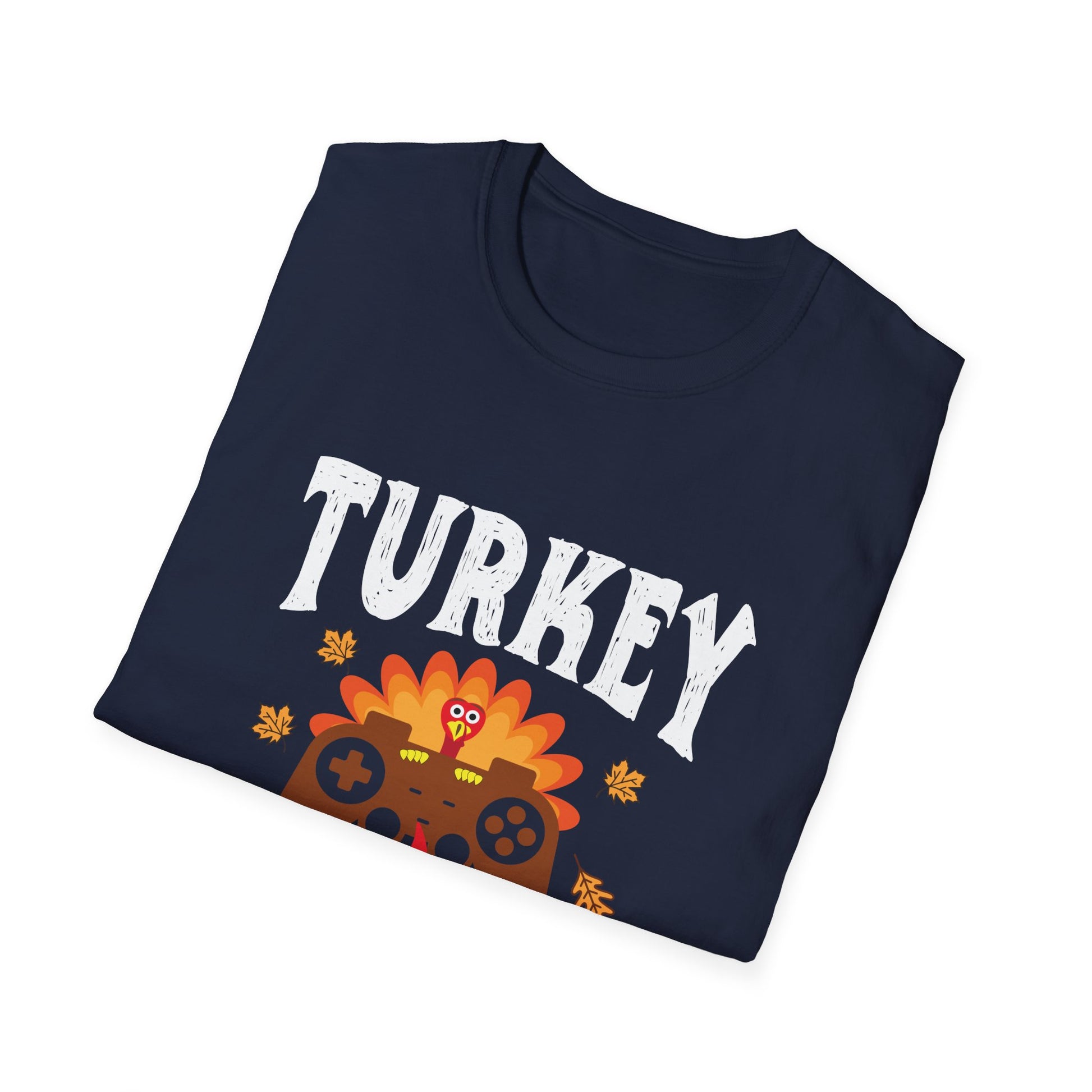 Turkey and Video Games T-Shirt — Funny Thanksgiving Gamer Tee
