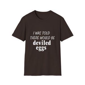 Deviled Eggs Funny Graphic T-Shirt — 