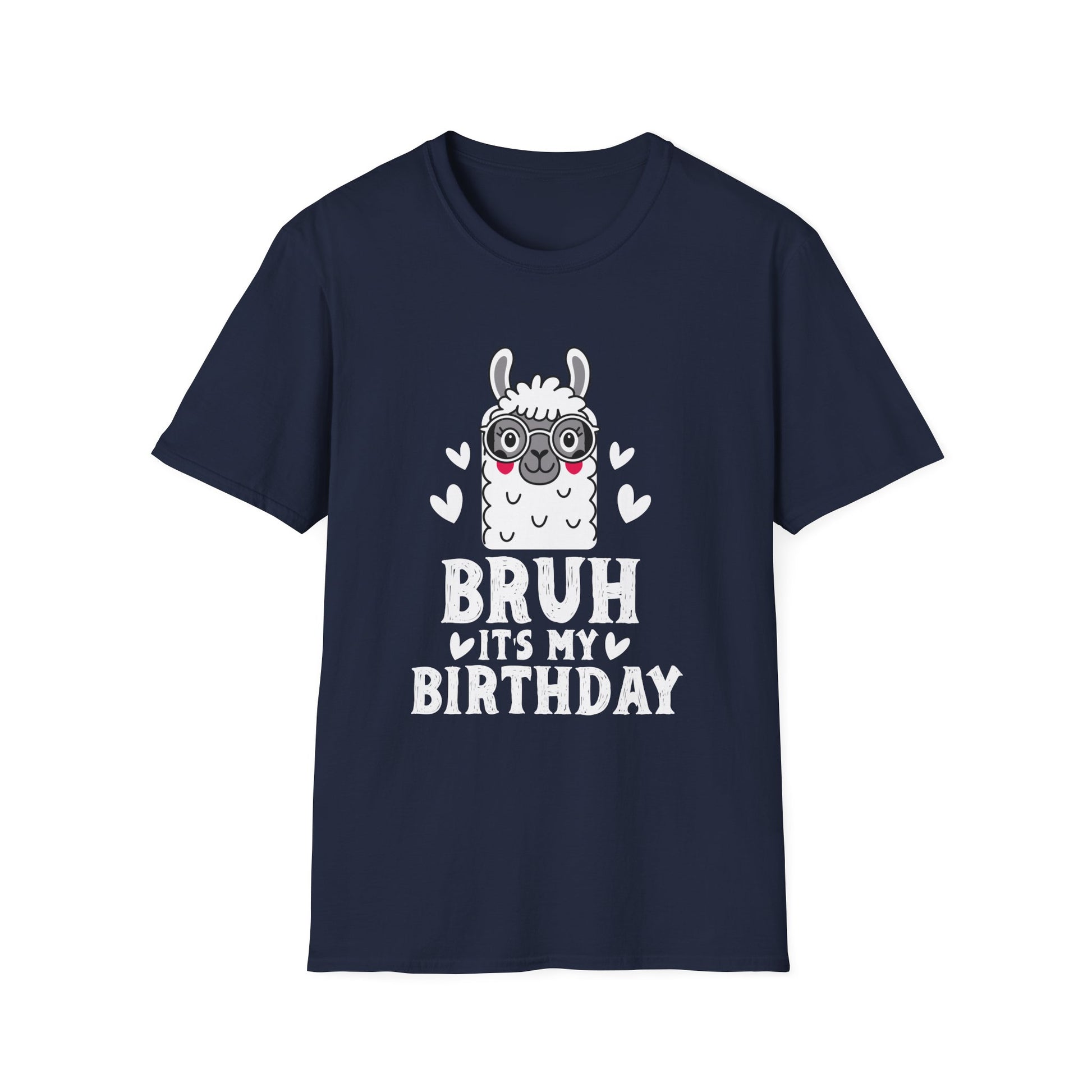 Birthday Llama T-Shirt - "Bruh It’s My Birthday" Cute Graphic Tee