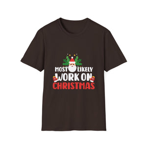 Christmas Workaholic T-Shirt — 