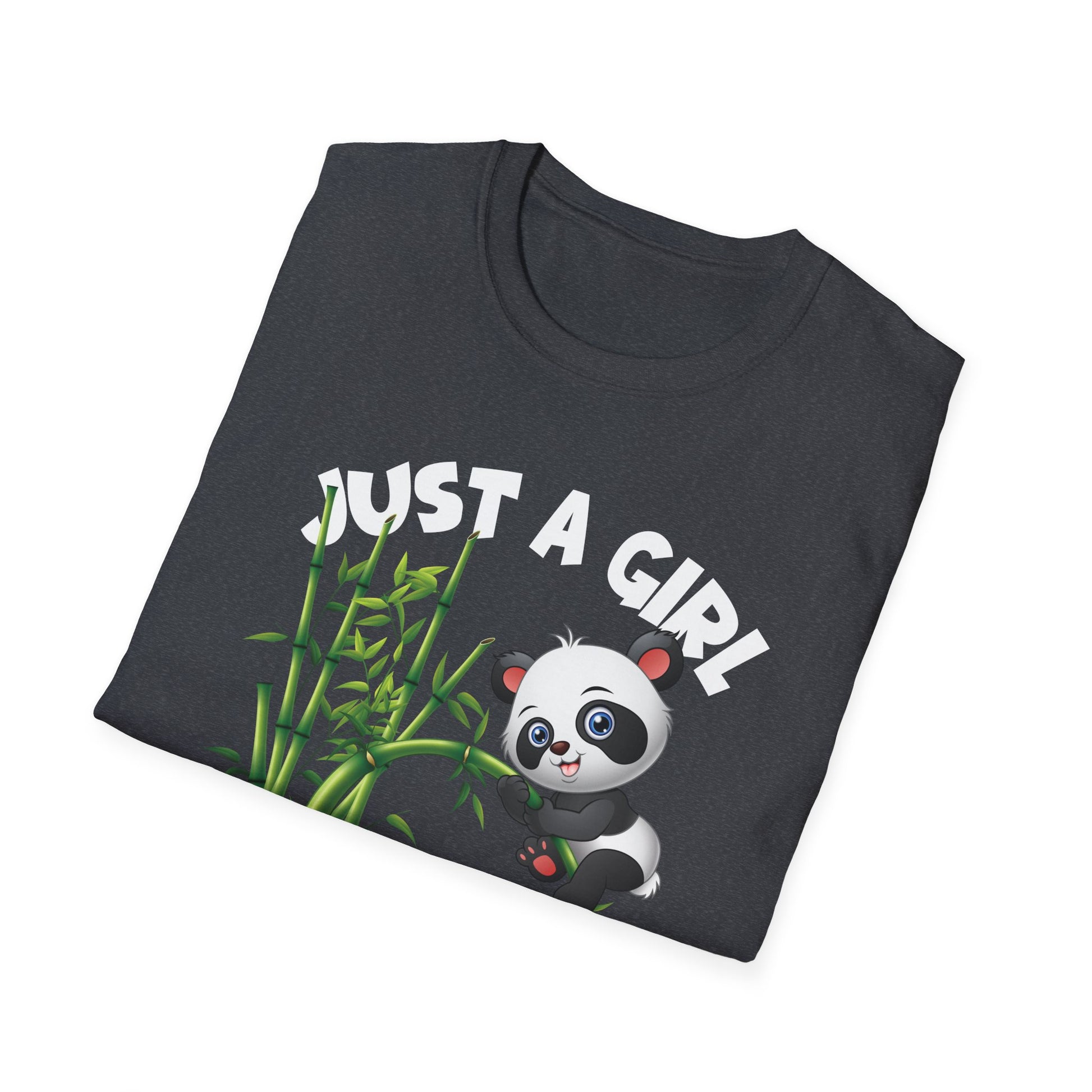 Just A Girl Who Loves Pandas Cute Kawaii Panda Girls Womens Unisex T-Shirt