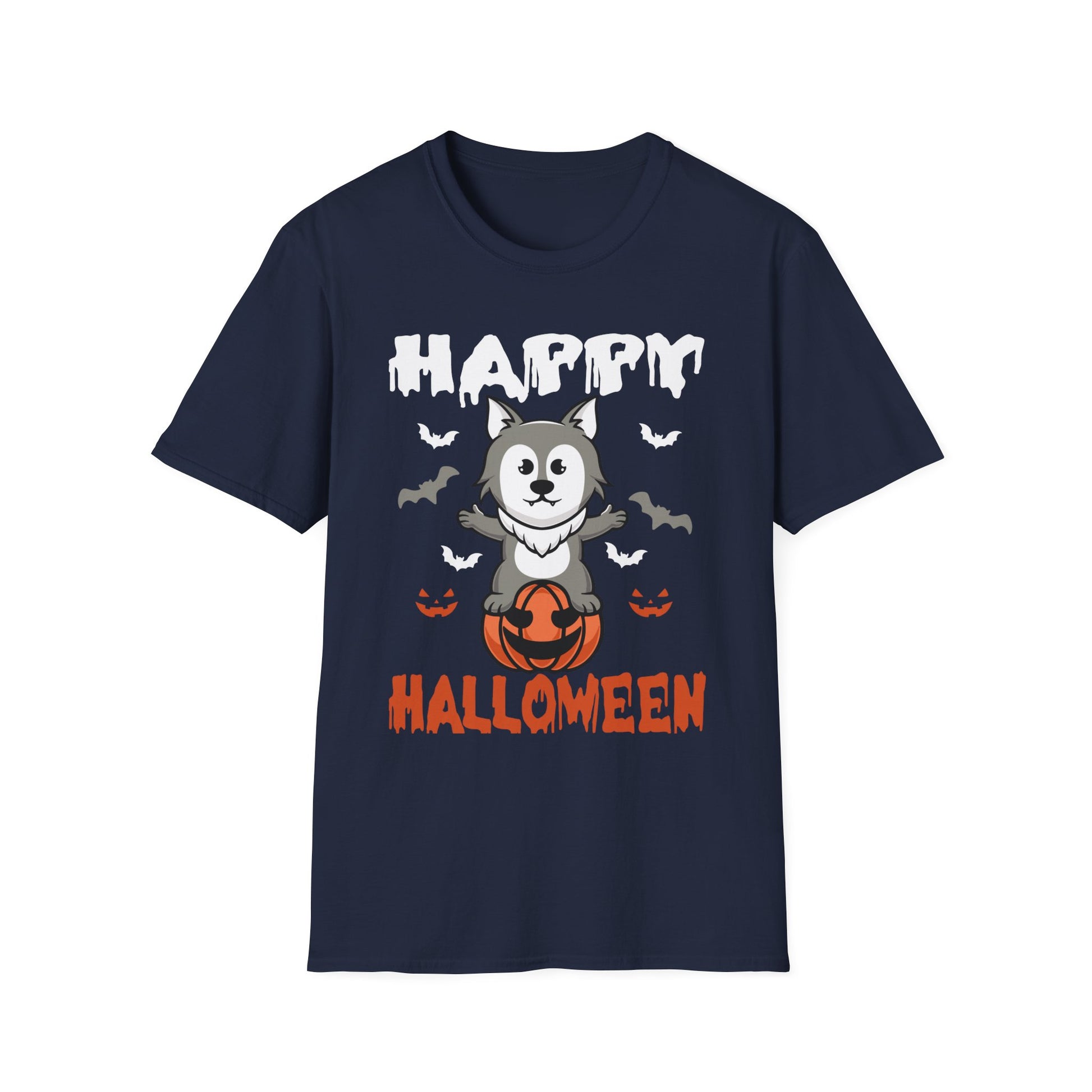 Happy Halloween Scary Pumpkin Halloween Costume Ghost TeeUnisex Softstyle T-Shirt