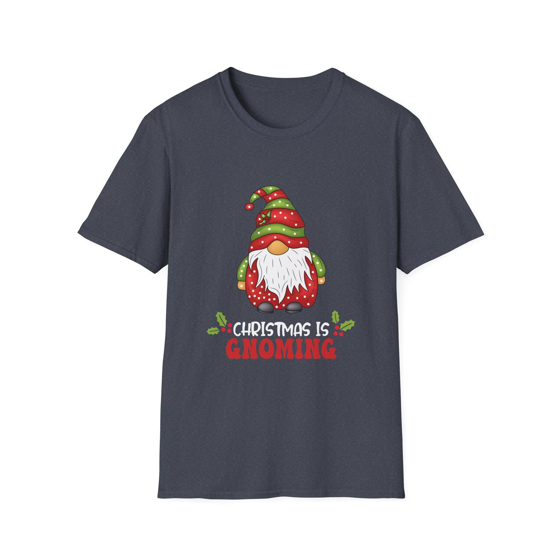 Christmas Is Gnoming Funny Santa Christmas Gnome Christmas Unisex T-Shirt