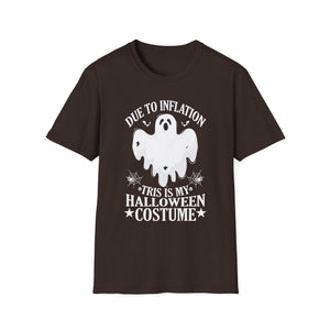 Due To Inflation This Is My Halloween Costume Cute Halloween TeeUnisex Softstyle T-Shirt