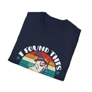 I Found This Humrus T-Shirt — Cute Hummus Ghost Retro Vegan Food Tee