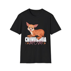 Chihuahua Mom Shirt Mothers Day Pet Owner Unisex T-Shirt
