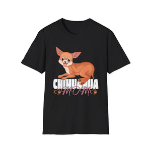 Chihuahua Mom Shirt Mothers Day Pet Owner Unisex T-Shirt
