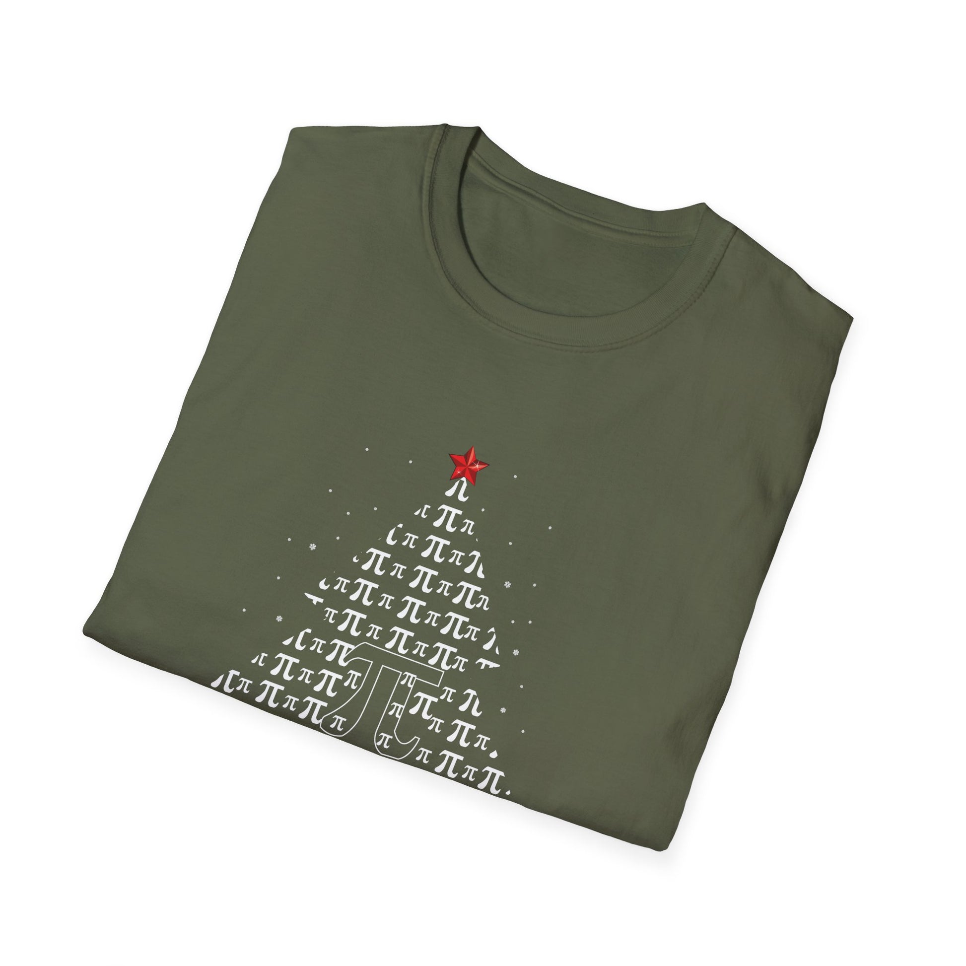 Funny Pi Christmas Tree Math T-Shirt Unisex T-Shirt