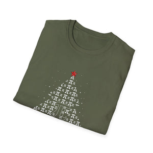 Funny Pi Christmas Tree Math T-Shirt Unisex T-Shirt