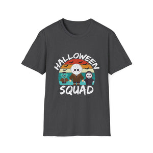 Halloween Squad T-Shirt — Cute Retro Horror Characters Tee
