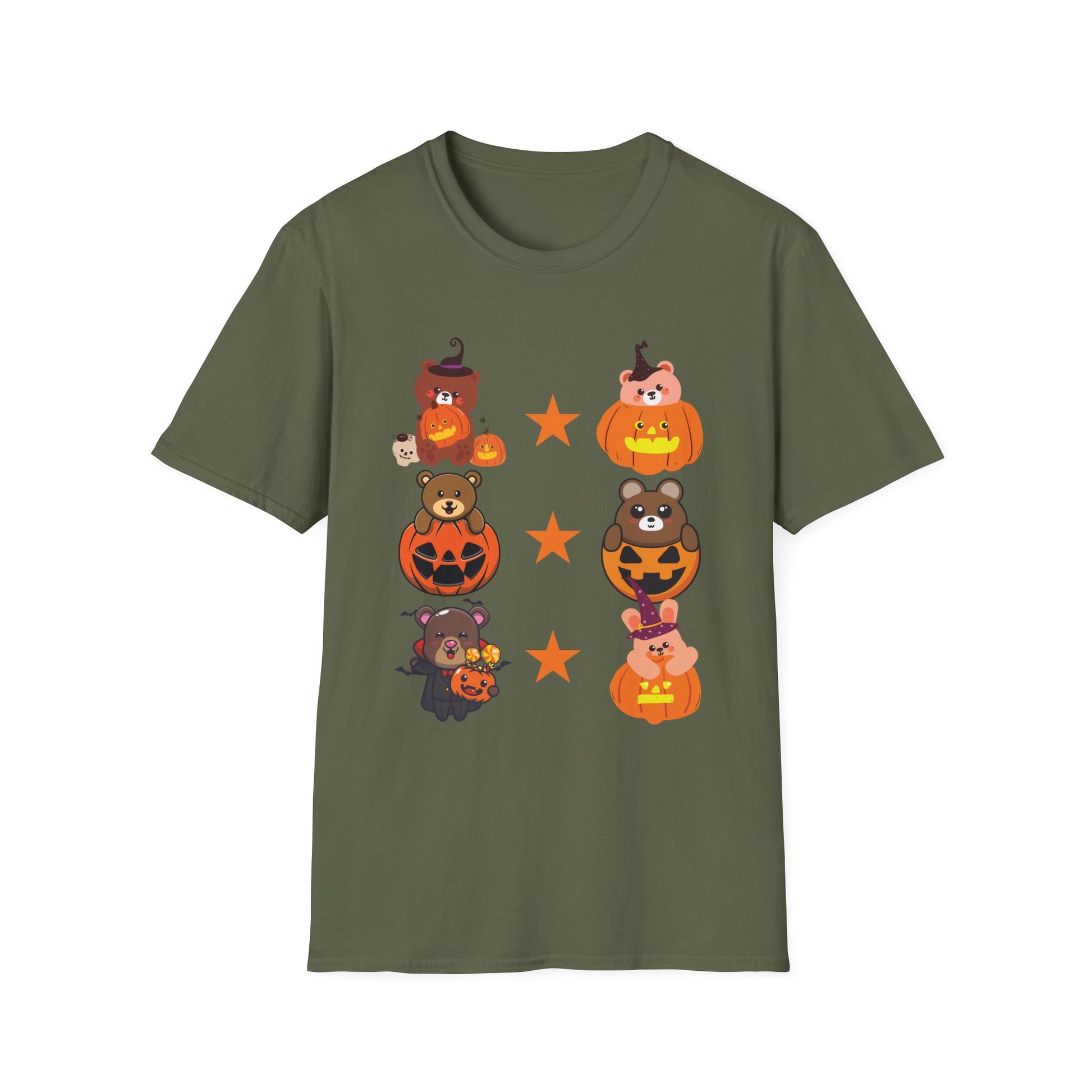 Baseball Player Halloween Spooky Baseball Lover HalloweenUnisex Softstyle T-Shirt