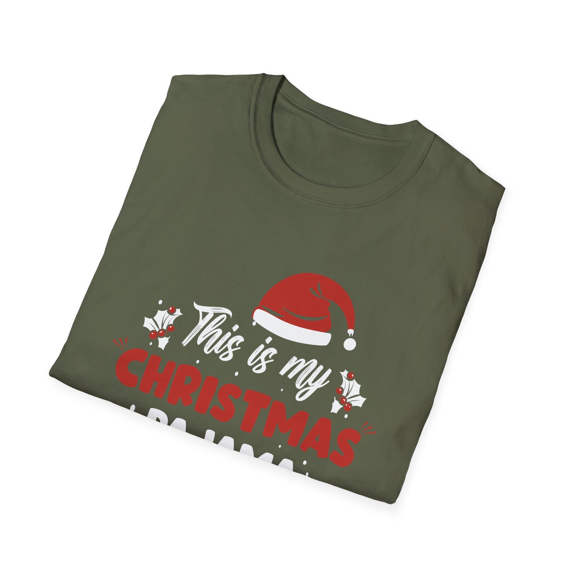 Christmas Pajama Shirt T-Shirt – “This Is My Christmas Pajama Shirt” Holiday Tee