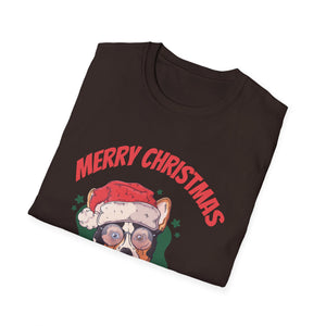 Blue Heeler With Christmas Sweater Unisex T-Shirt