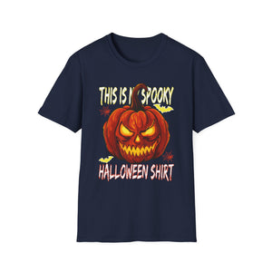 This Is My Spooky Halloween Shirt T-Shirt — Jack-O'-Lantern Horror Graphic Tee