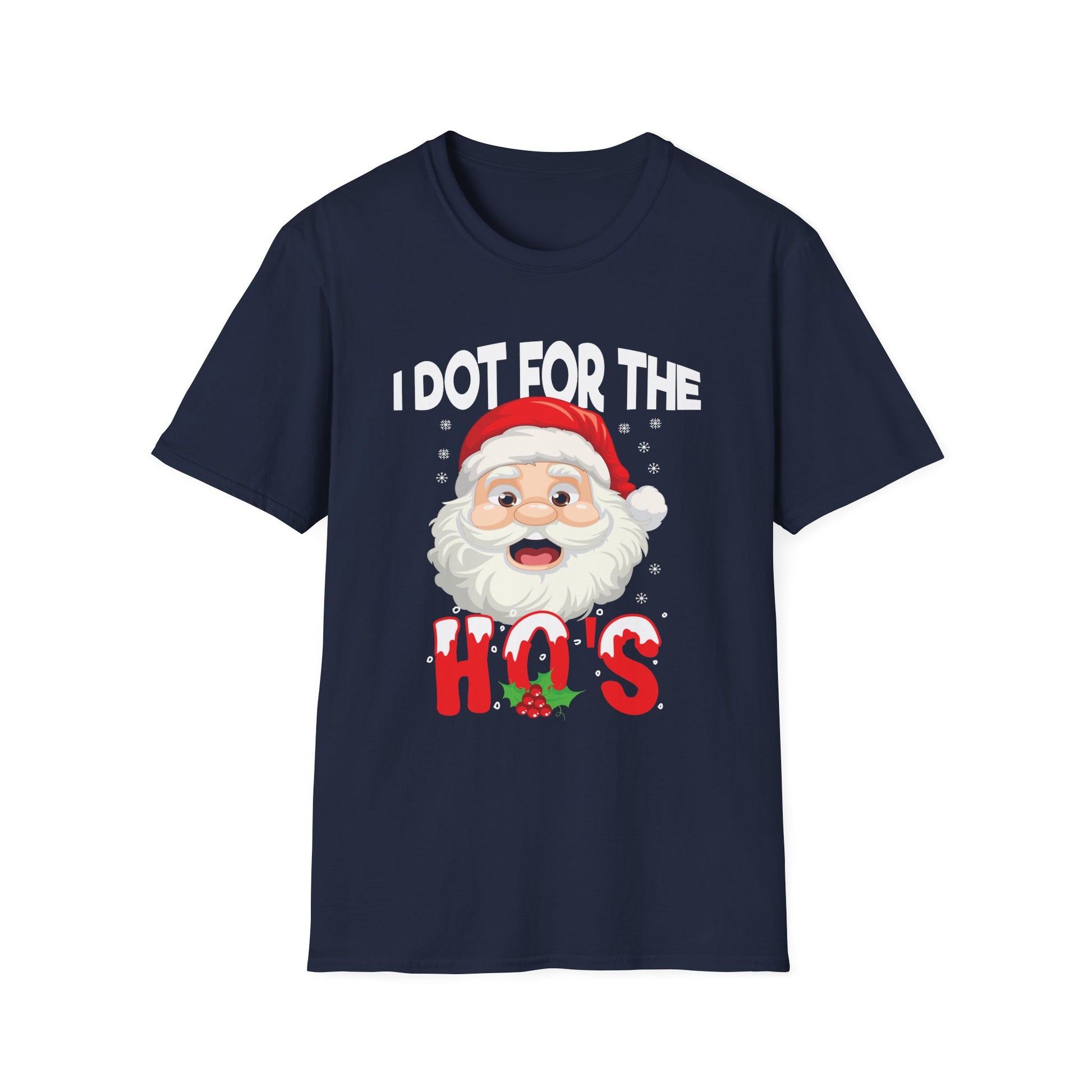 Santa "I Dot For The Ho's" Christmas T-Shirt