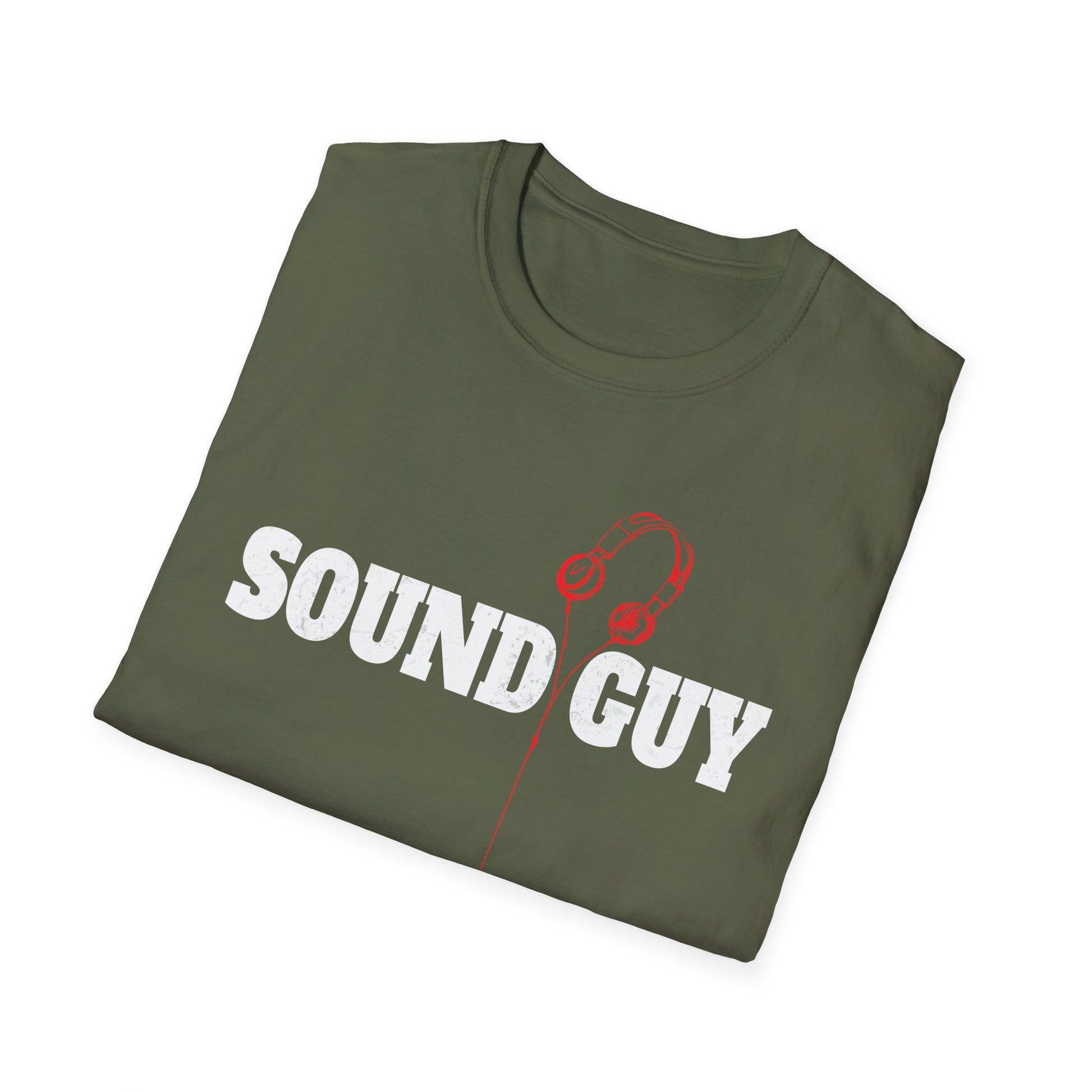 Sound Guy T-Shirt – Pro Audio Headphones Crew Tee