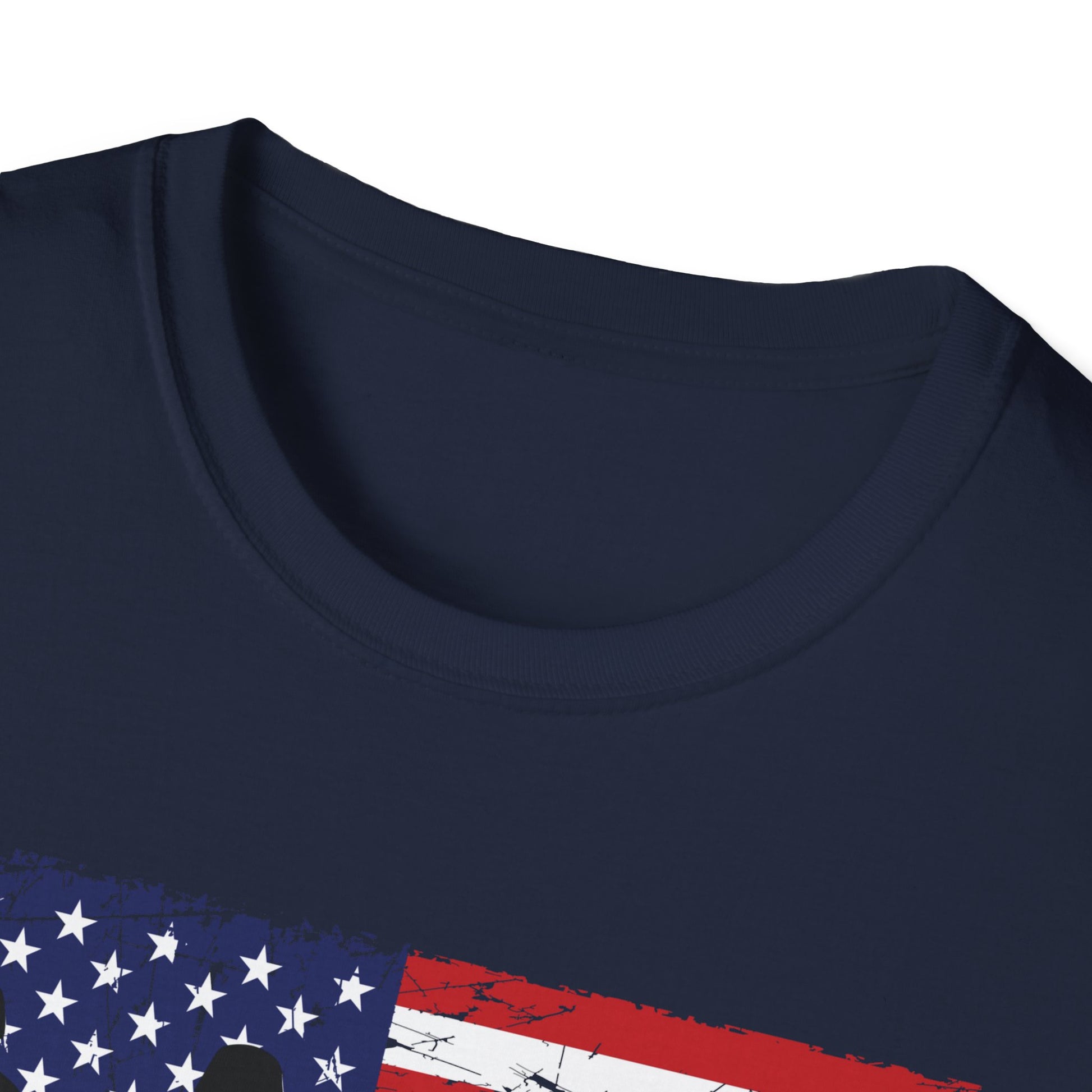 T-Shirt - "Freedom Isn't Free" American Flag Military Silhouette Tee