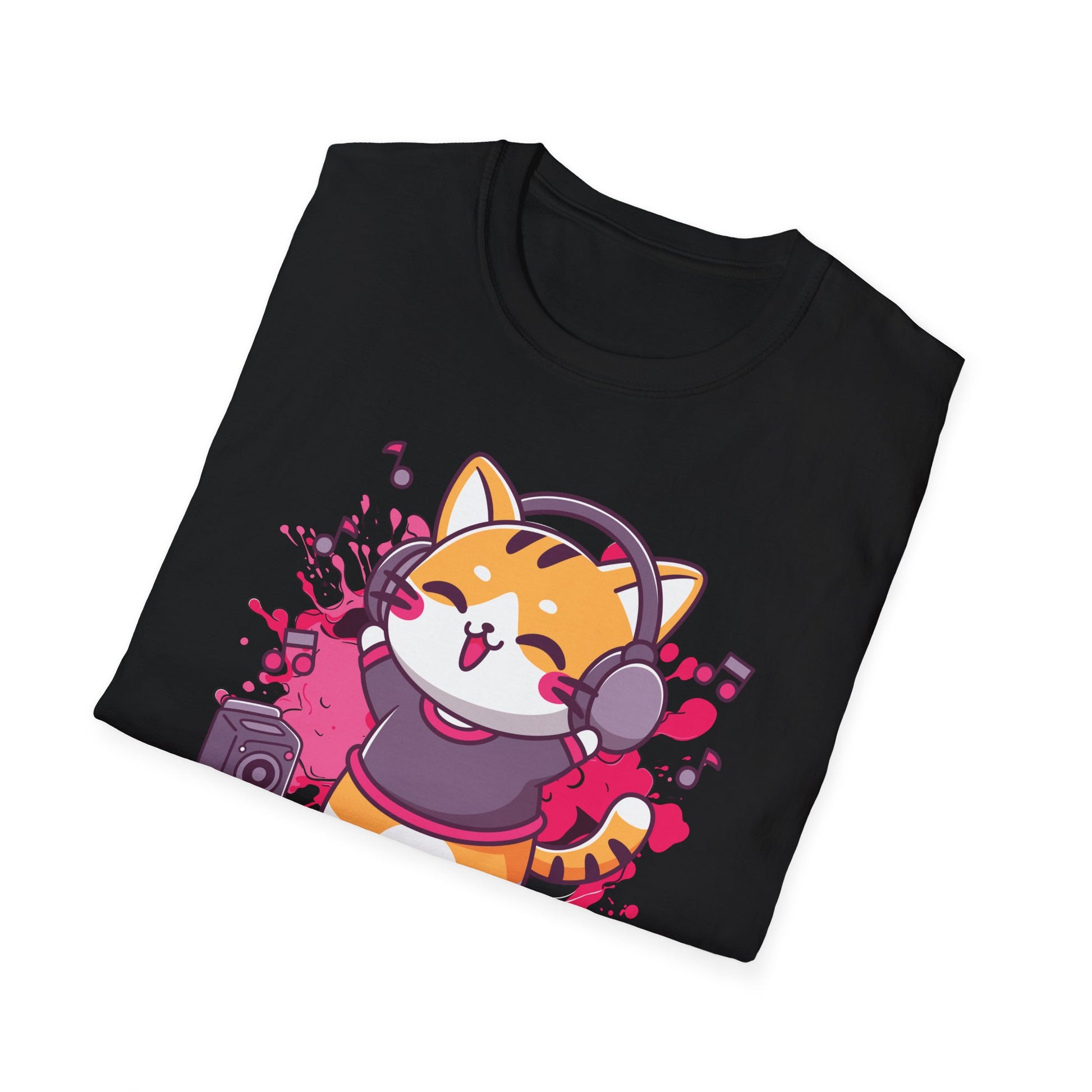 Funny Cute Cat Lover Can't hear you I'm listening to K pop Unisex T-Shirt