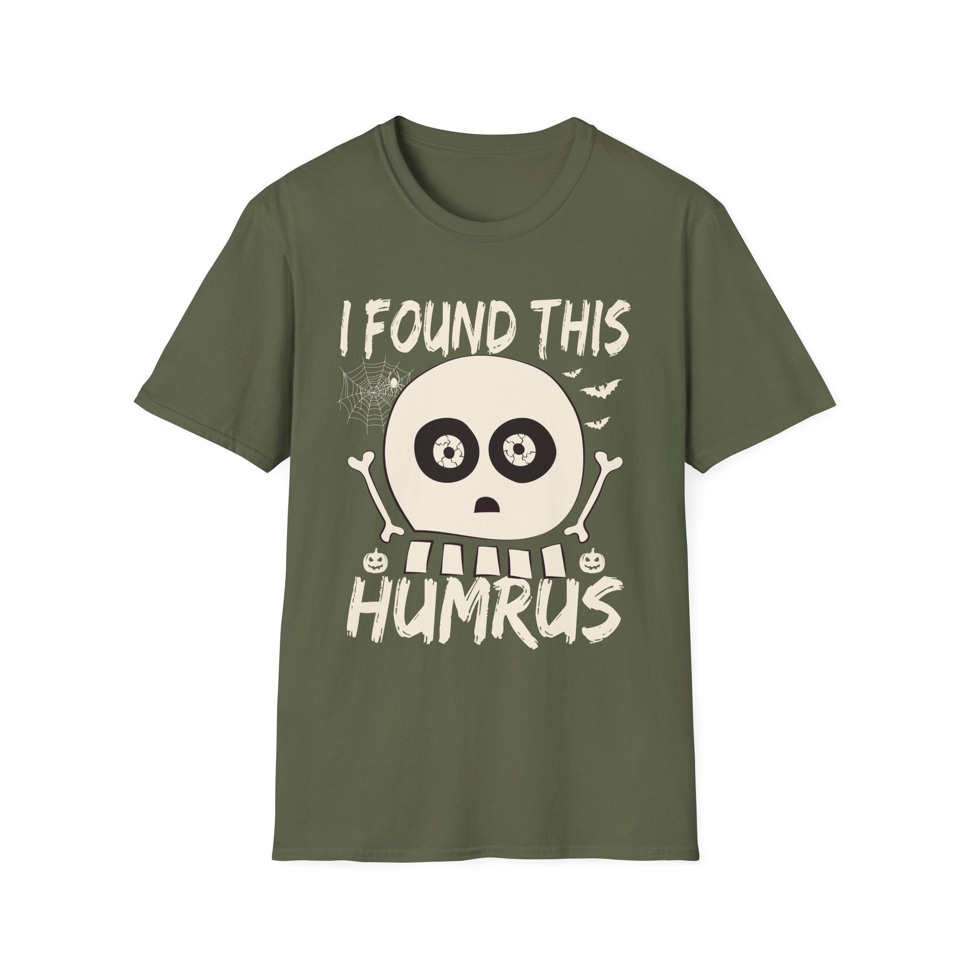 I Found This Humrus Skull T-Shirt — Funny Halloween Pun Tee